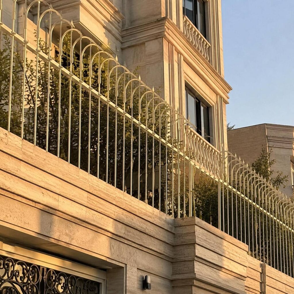 خرید حفاظ دیوار ویلا نمای سنگی با بررسی رنگ و متریال خرید حفاظ دیوار ویلا نمای سنگی با بررسی رنگ و متریال