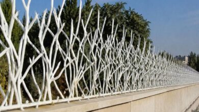 10 طرح حفاظ دیوار سیم خاردار ترکیبی