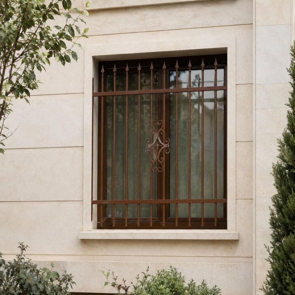 6 مدل حفاظ پنجره مدرن شبکه هندسی