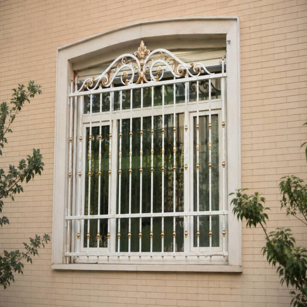 ساخت حفاظ پنجره قوسی کتیبه دار کم خیز