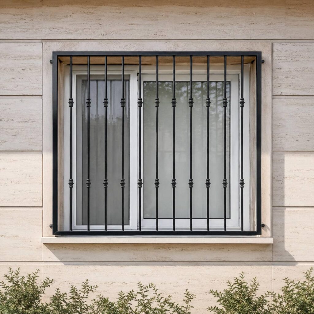 7 طرح نرده پنجره ساده پروفیلی